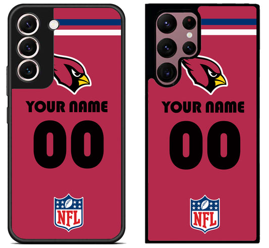 Custom Personalized Arizona Cardinals NFL Samsung Galaxy S22 | S22+ | S22 Ultra Case