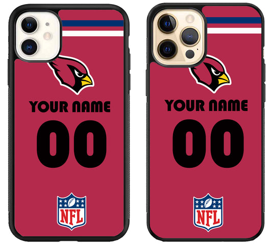 Custom Personalized Arizona Cardinals NFL iPhone 12 | 12 Mini | 12 Pro | 12 Pro Max Case