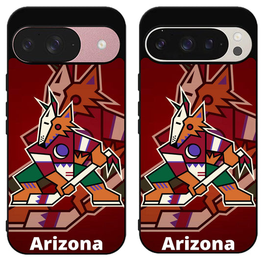 Arizona Coyotes Background Logo Google Pixel 9 | 9 Pro | 9 Pro XL Case