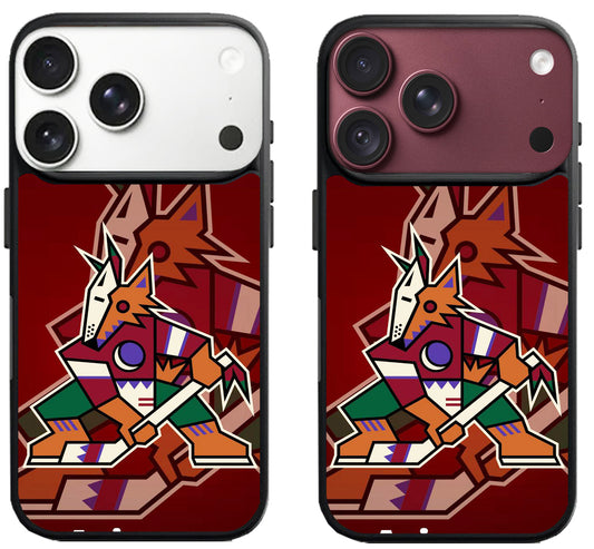 Arizona Coyotes Background Logo iPhone 18 Pro | 18 Pro Max Case