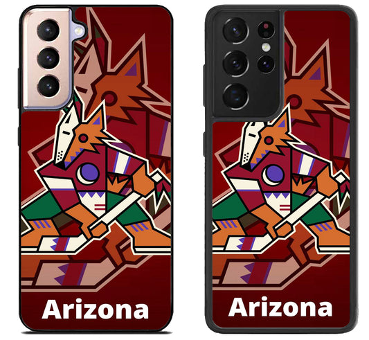 Arizona Coyotes Background Samsung Galaxy S21 | S21 FE | S21+ | S21 Ultra Case