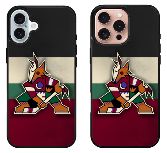 Arizona Coyotes Logo iPhone 16 | 16 Plus | 16 Pro | 16 Pro Max Case