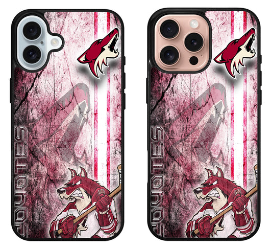 Arizona Coyotes Wallpaper iPhone 16 | 16 Plus | 16 Pro | 16 Pro Max Case