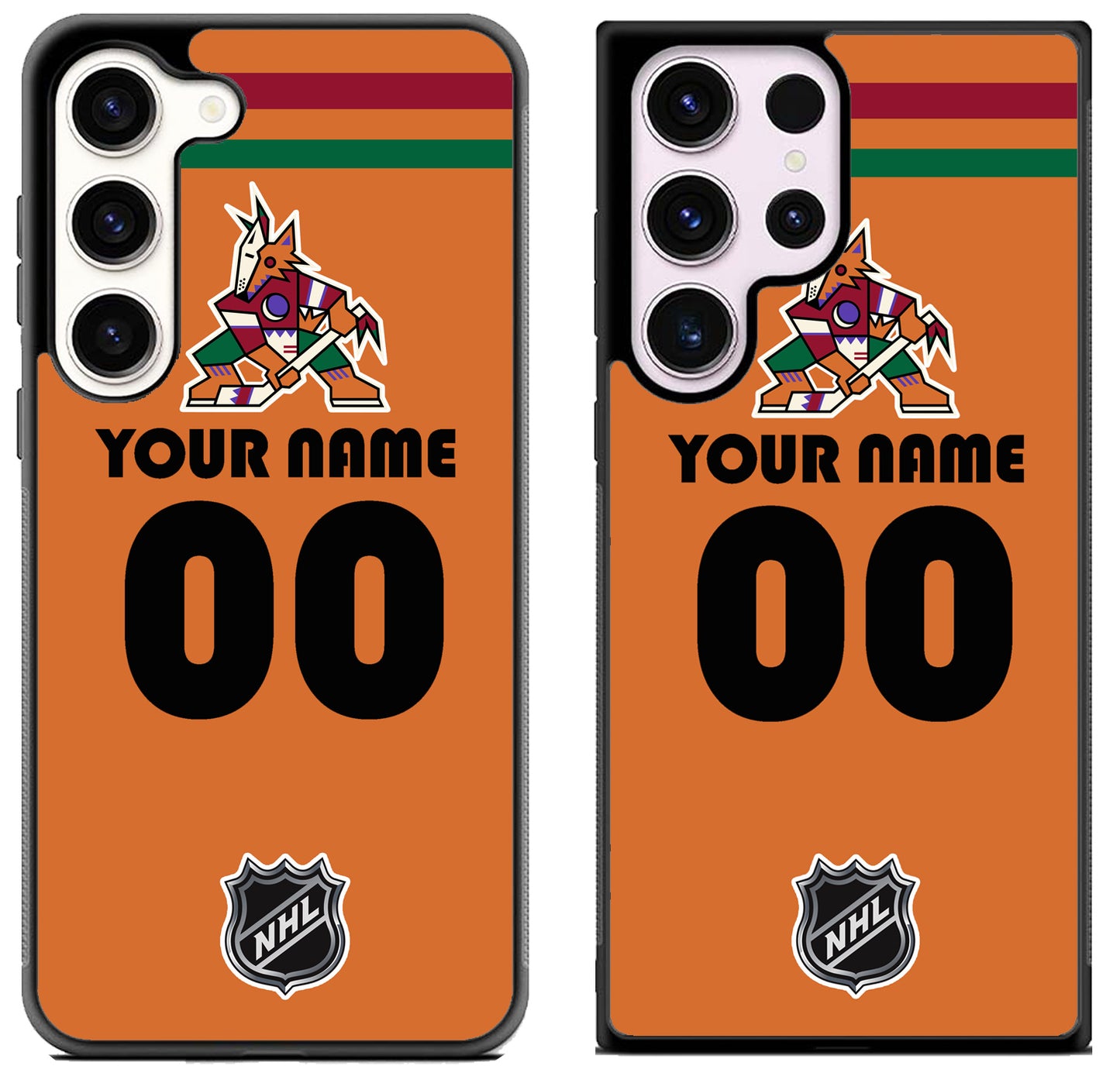 Custom Personalized Arizona Coyotes NHL Samsung Galaxy S23 | S23+ | S23 Ultra Case