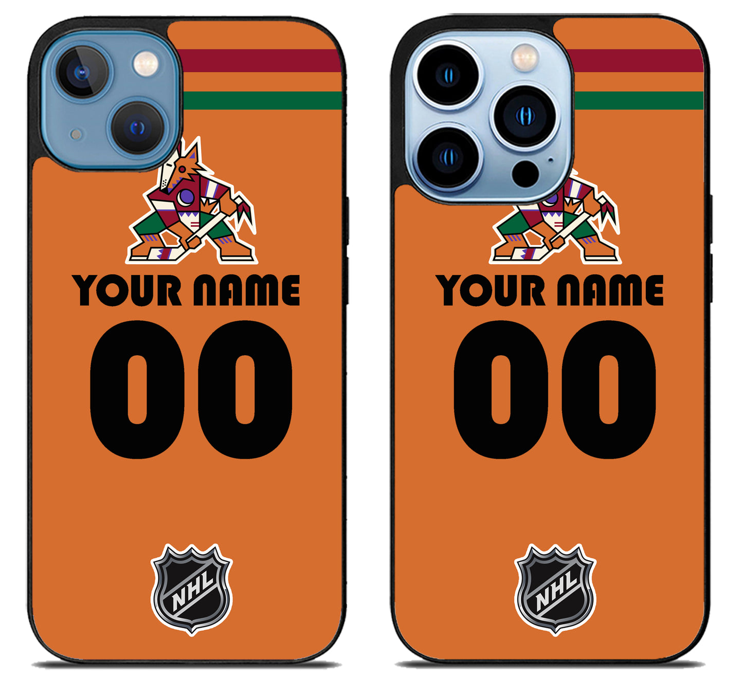 Custom Personalized Arizona Coyotes NHL iPhone 13 | 13 Mini | 13 Pro | 13 Pro Max Case