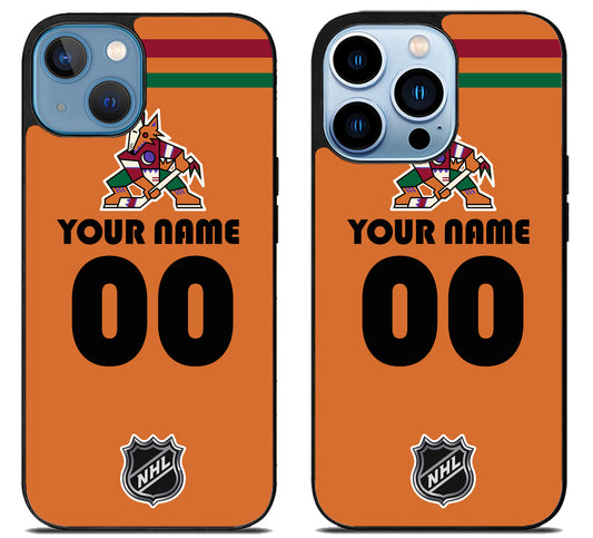 Custom Personalized Arizona Coyotes NHL iPhone 13 | 13 Mini | 13 Pro | 13 Pro Max Case