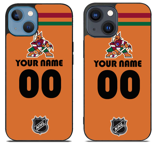 Custom Personalized Arizona Coyotes NHL iPhone 15 | iPhone 15 Plus Case