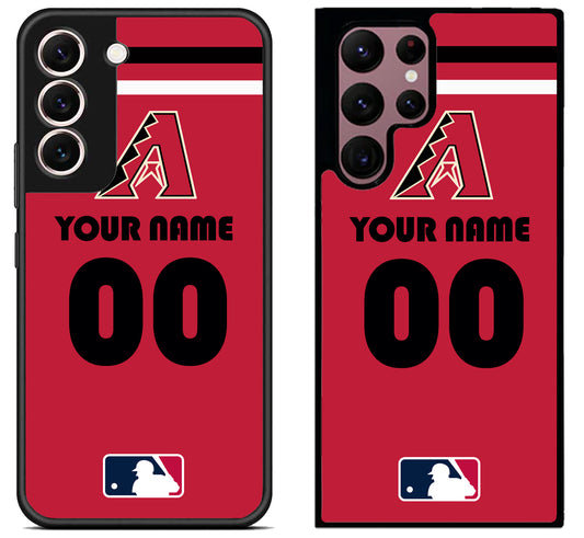 Custom Personalized Arizona Diamondbacks MLB Samsung Galaxy S22 | S22+ | S22 Ultra Case