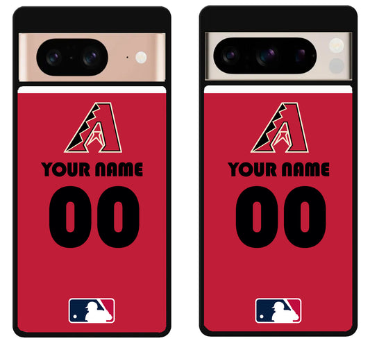 Custom Personalized Arizona Diamondbacks MLB Google Pixel 8 | 8 Pro Case