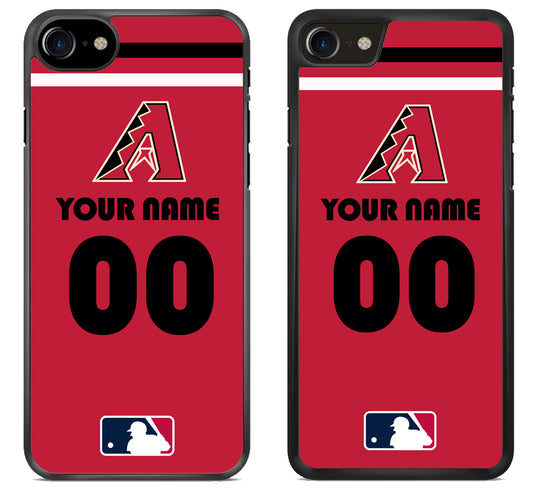 Custom Personalized Arizona Diamondbacks MLB iPhone SE 2020 | iPhone SE 2022 Case