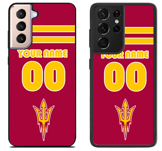 Custom Personalized Arizona State Sun Devils Samsung Galaxy S21 | S21 FE | S21+ | S21 Ultra Case