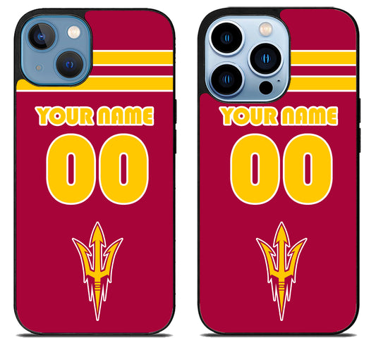 Custom Personalized Arizona State Sun Devils iPhone 13 | 13 Mini | 13 Pro | 13 Pro Max Case