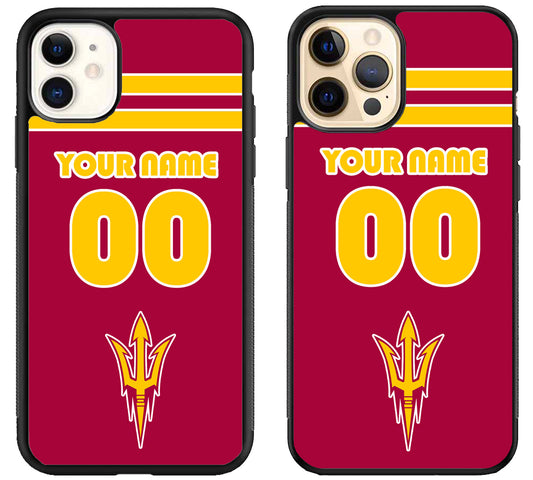 Custom Personalized Arizona State Sun Devils iPhone 12 | 12 Mini | 12 Pro | 12 Pro Max Case