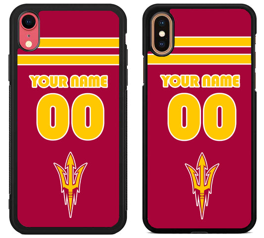 Custom Personalized Arizona State Sun Devils iPhone X | Xs | Xr | Xs Max Case