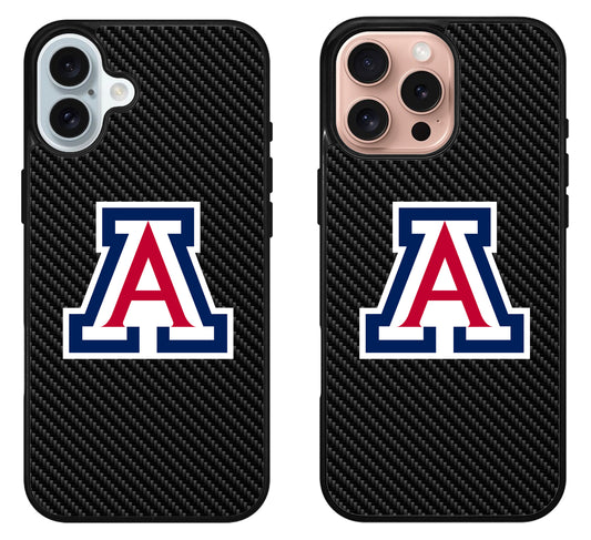 Arizona Wildcats Carbon iPhone 16 | 16 Plus | 16 Pro | 16 Pro Max Case