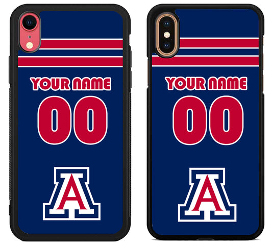Custom Personalized Arizona Wildcats iPhone X | Xs | Xr | Xs Max Case