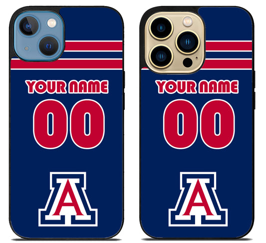 Custom Personalized Arizona Wildcats iPhone 14 | 14 Plus | 14 Pro | 14 Pro Max Case