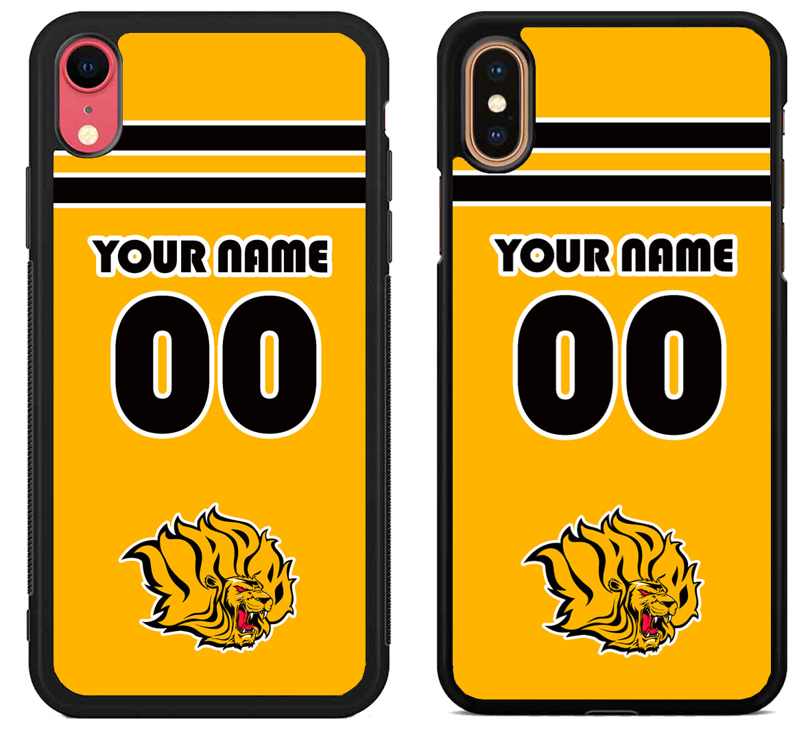 Custom Personalized Arkansas-Pine Bluff Golden Lions iPhone X | Xs | Xr | Xs Max Case
