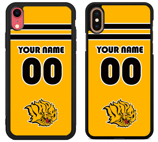 Custom Personalized Arkansas-Pine Bluff Golden Lions iPhone X | Xs | Xr | Xs Max Case