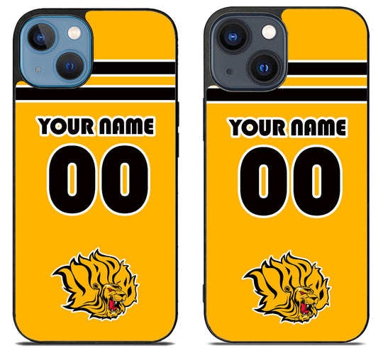 Custom Personalized Arkansas-Pine Bluff Golden Lions iPhone 15 | iPhone 15 Plus Case