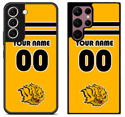 Custom Personalized Arkansas-Pine Bluff Golden Lions Samsung Galaxy S22 | S22+ | S22 Ultra Case