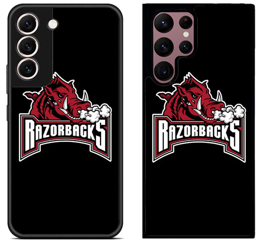 Arkansas Razorbacks Black Logo Samsung Galaxy S22 | S22+ | S22 Ultra Case