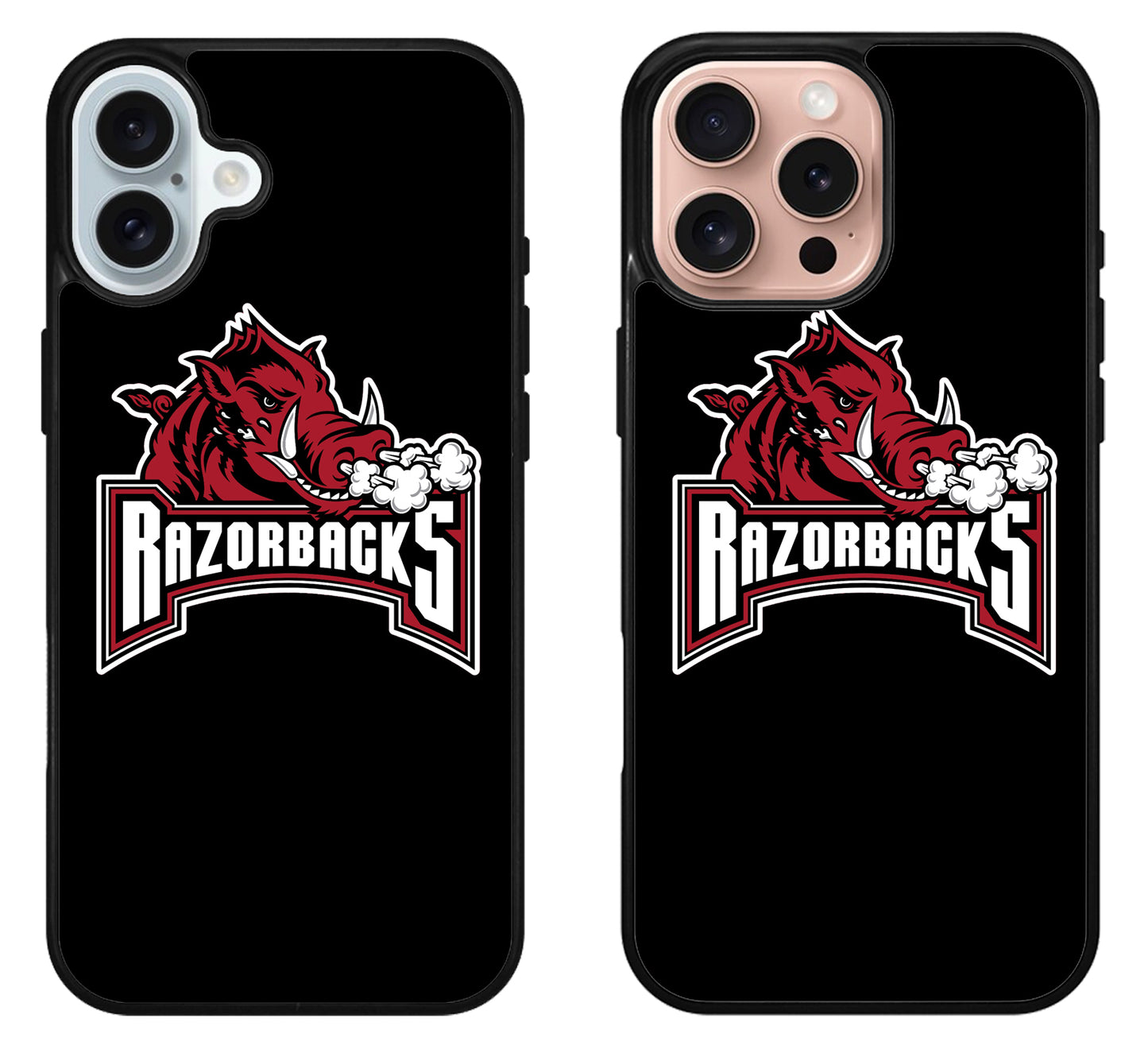 Arkansas Razorbacks Black iPhone 16 | 16 Plus | 16 Pro | 16 Pro Max Case