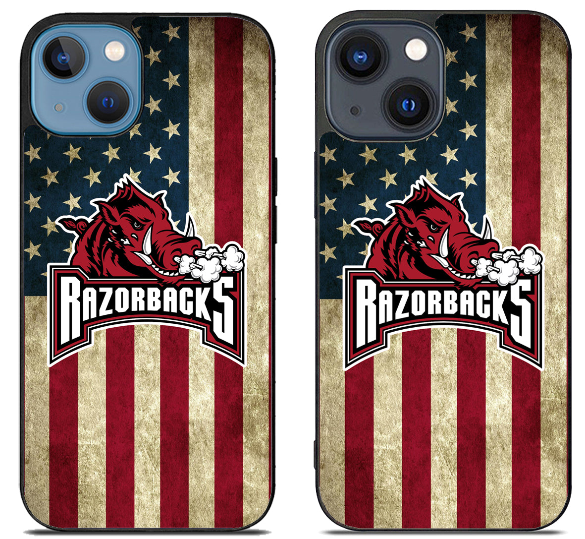 Arkansas Razorbacks Flag iPhone 15 | iPhone 15 Plus Case