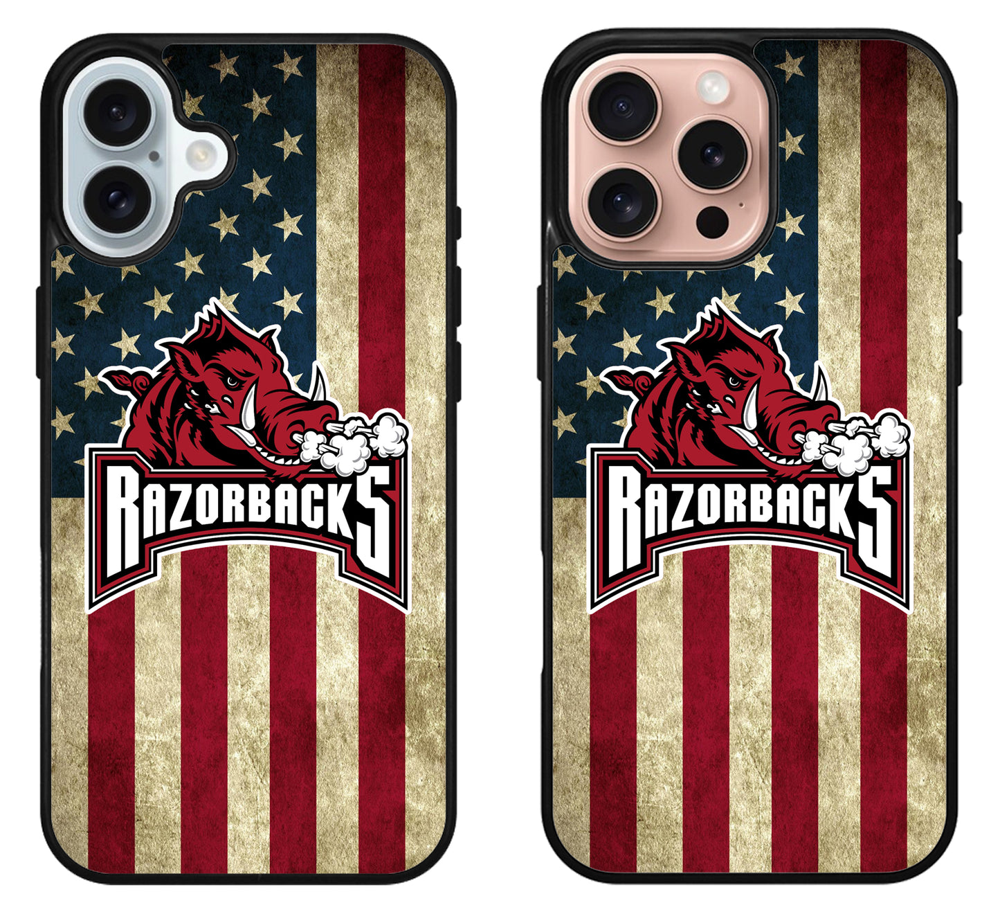 Arkansas Razorbacks Flag iPhone 16 | 16 Plus | 16 Pro | 16 Pro Max Case