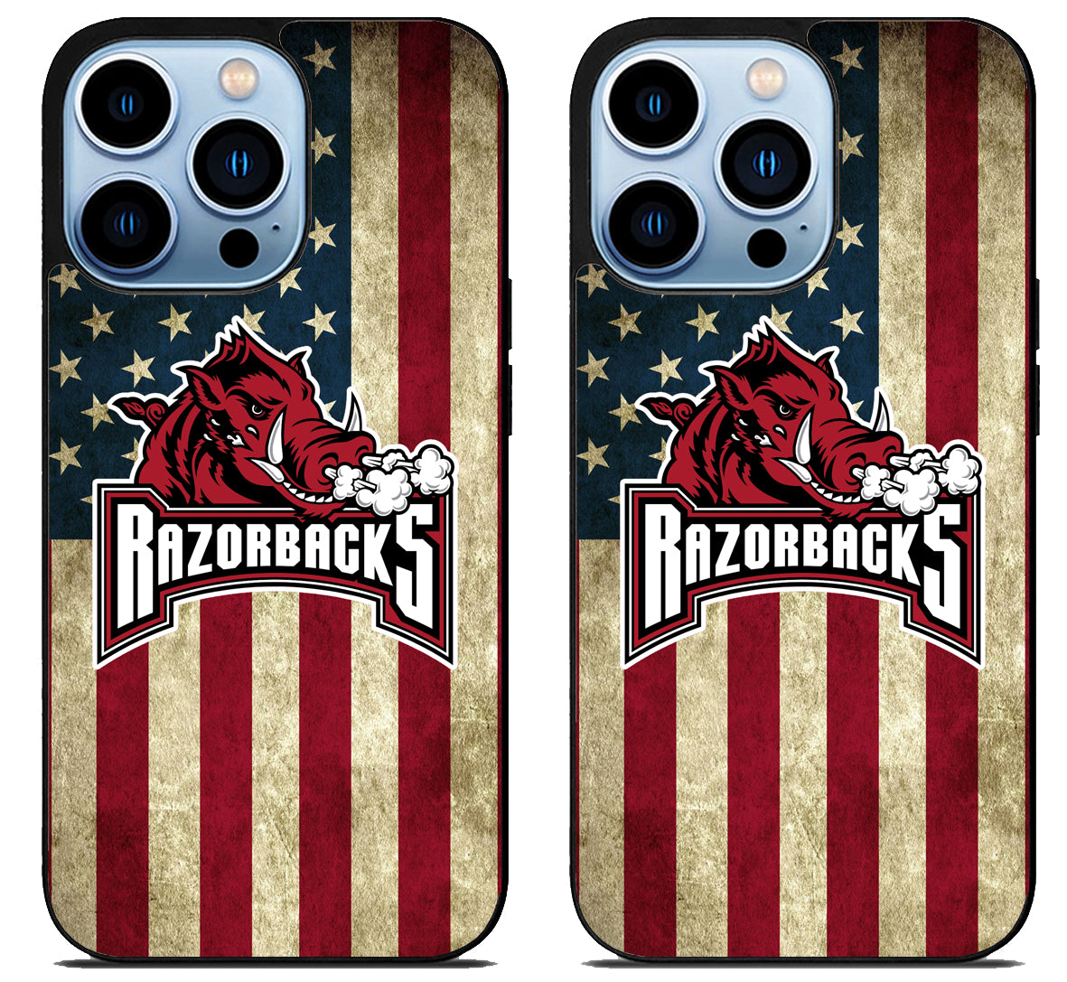 Arkansas Razorbacks Flag iPhone 15 Pro | iPhone 15 Pro Max Case