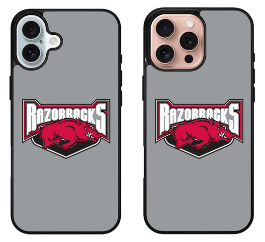 Arkansas Razorbacks Logo iPhone 16 | 16 Plus | 16 Pro | 16 Pro Max Case