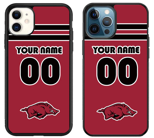 Custom Personalized Arkansas Razorbacks iPhone 11 | 11 Pro | 11 Pro Max Case