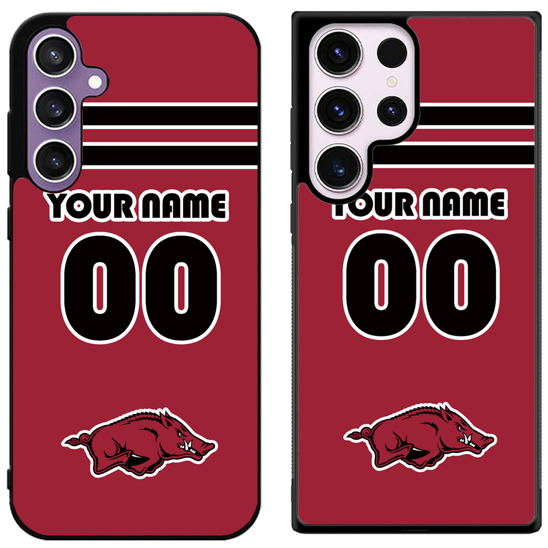 Custom Personalized Arkansas Razorbacks Samsung Galaxy S24 | S24+ | S24 Ultra Case