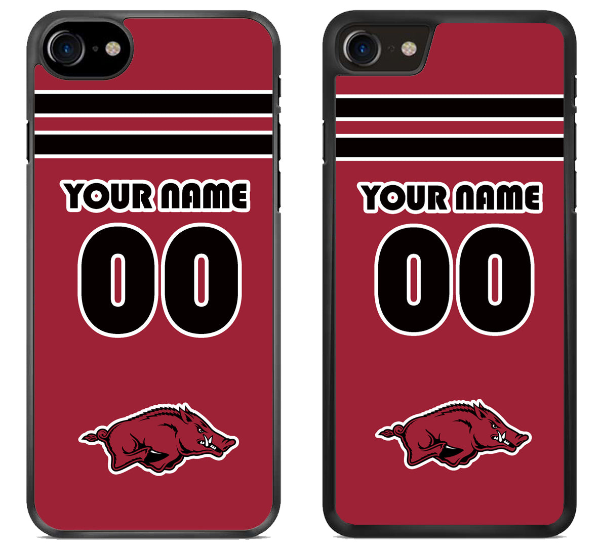 Custom Personalized Arkansas Razorbacks iPhone SE 2020 | iPhone SE 2022 Case