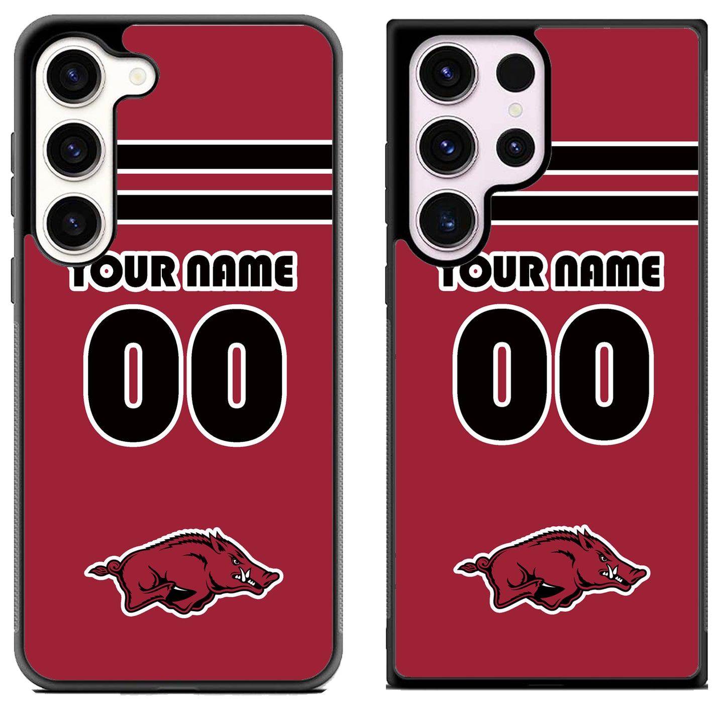 Custom Personalized Arkansas Razorbacks Samsung Galaxy S23 | S23+ | S23 Ultra Case