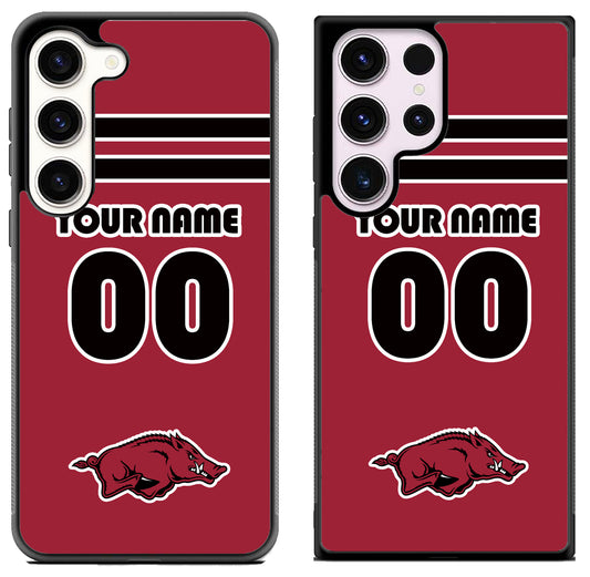 Custom Personalized Arkansas Razorbacks Samsung Galaxy S23 | S23+ | S23 Ultra Case