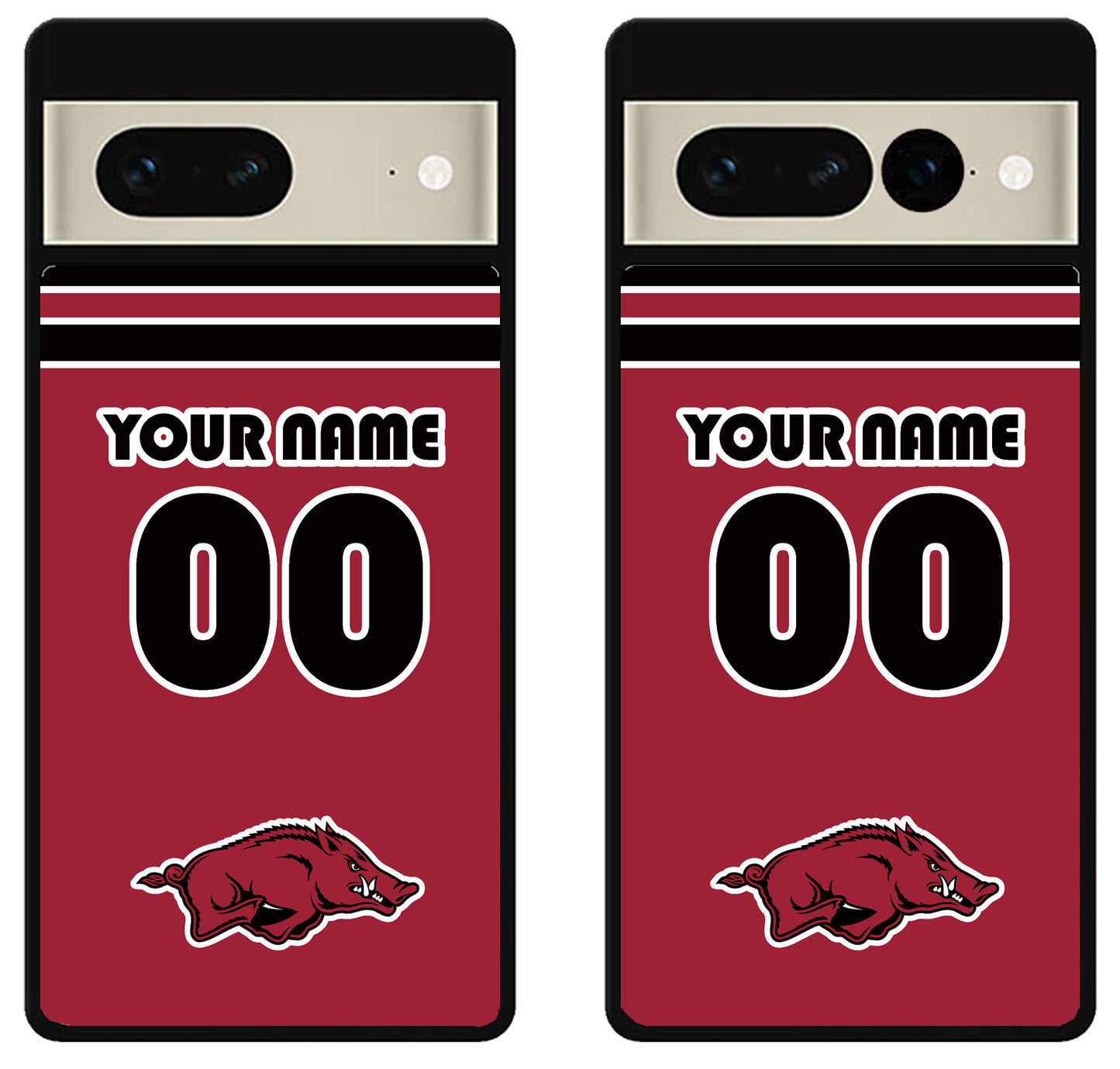 Custom Personalized Arkansas Razorbacks Google Pixel 7 | 7 Pro Case