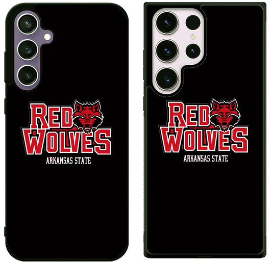 Arkansas State Red Wolves Black Samsung Galaxy S25 | S25+ | S25 Ultra Case
