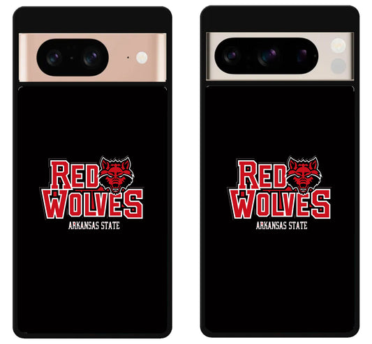 Arkansas State Red Wolves Black Google Pixel 8 | 8 Pro Case