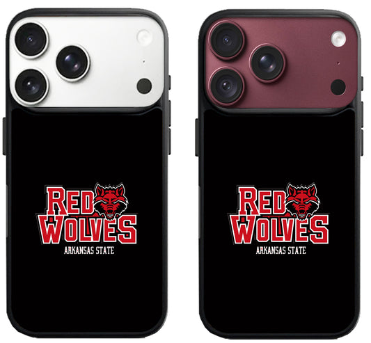 Arkansas State Red Wolves Black iPhone 18 Pro | 18 Pro Max Case