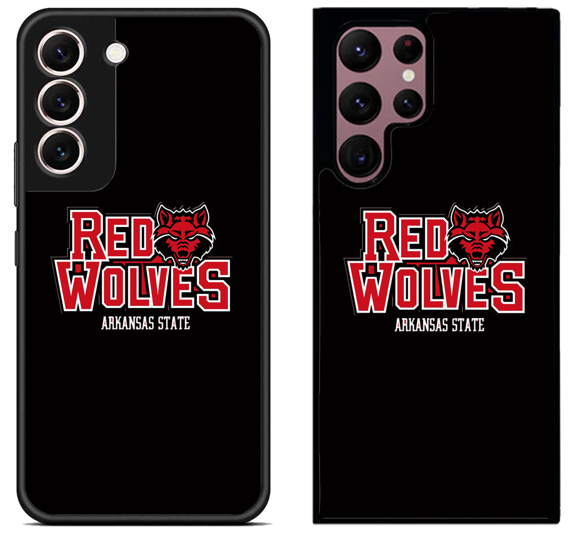 Arkansas State Red Wolves Black Samsung Galaxy S22 | S22+ | S22 Ultra Case