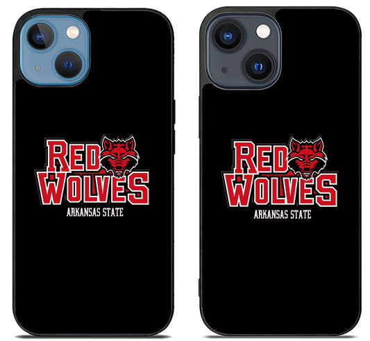Arkansas State Red Wolves Black iPhone 15 | iPhone 15 Plus Case