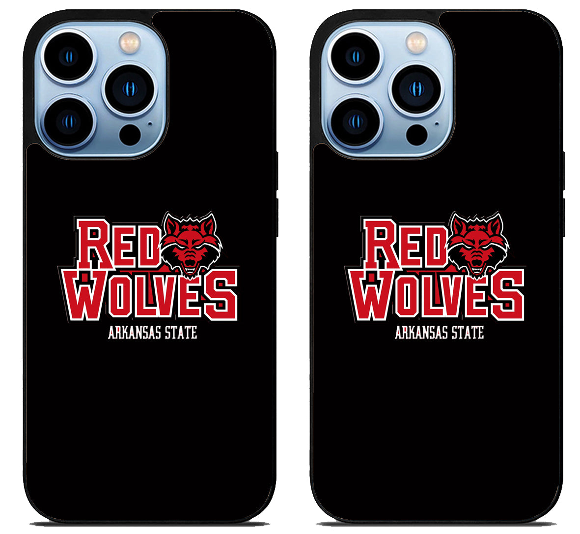 Arkansas State Red Wolves Black iPhone 15 Pro | iPhone 15 Pro Max Case