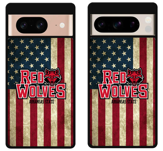 Arkansas State Red Wolves Flag Google Pixel 8 | 8 Pro Case