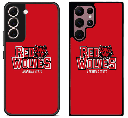 Arkansas State Red Wolves Logo Samsung Galaxy S22 | S22+ | S22 Ultra Case