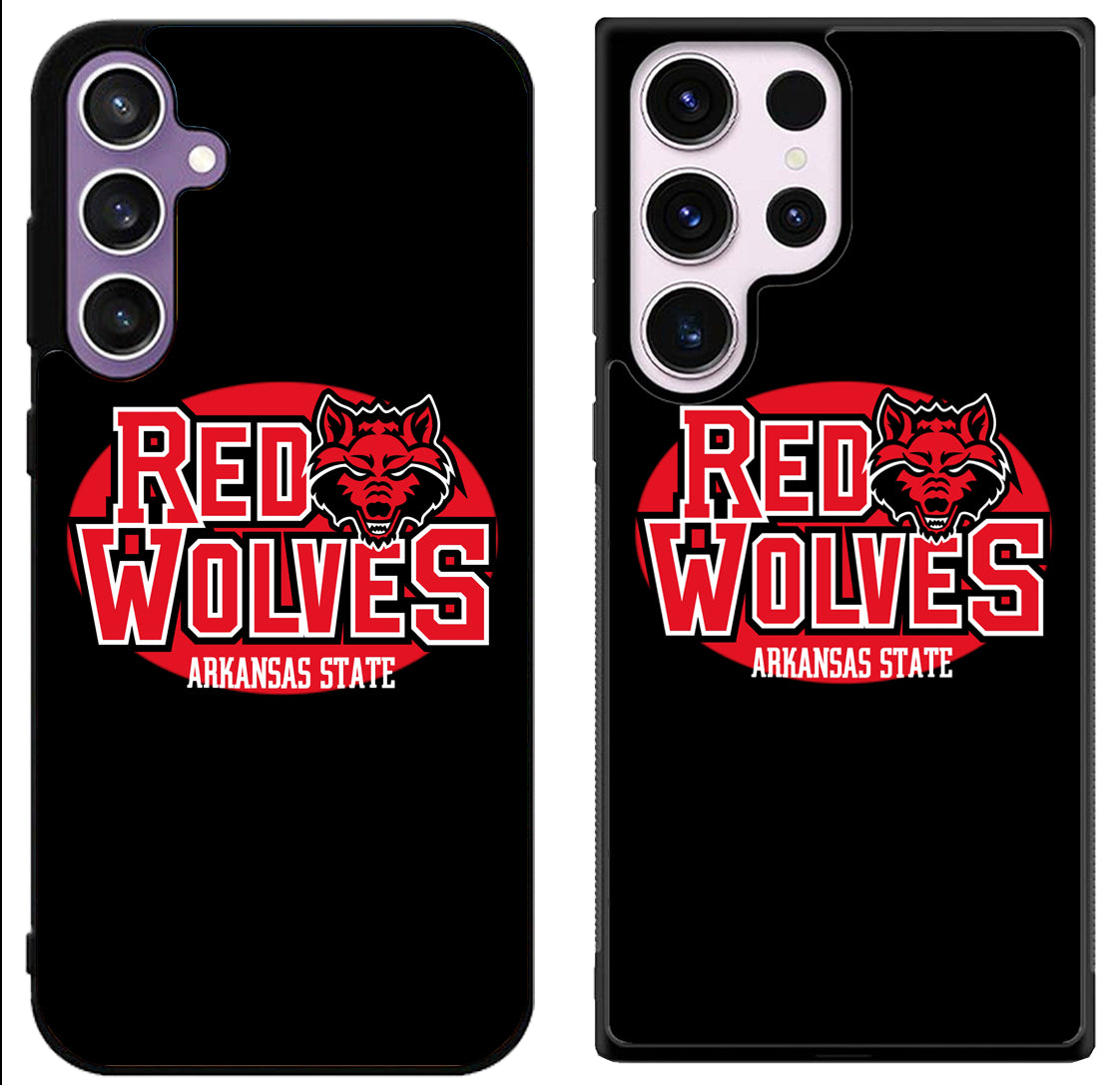 Arkansas State Red Wolves Logo Samsung Galaxy S24 | S24+ | S24 Ultra Case