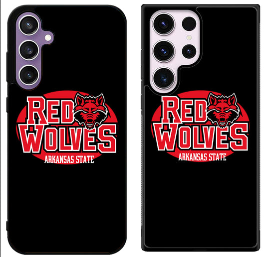 Arkansas State Red Wolves Logo Samsung Galaxy S24 | S24+ | S24 Ultra Case
