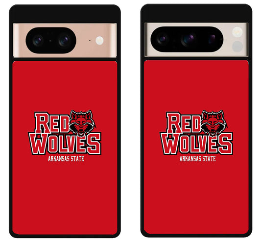 Arkansas State Red Wolves Logo Google Pixel 8 | 8 Pro Case