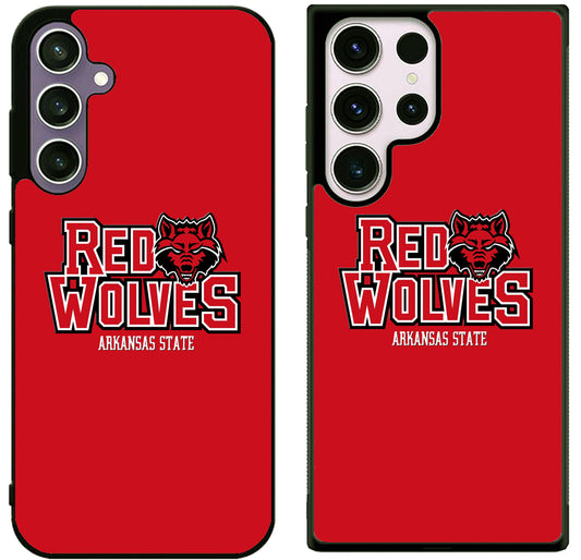 Arkansas State Red Wolves Logo Samsung Galaxy S25 | S25+ | S25 Ultra Case