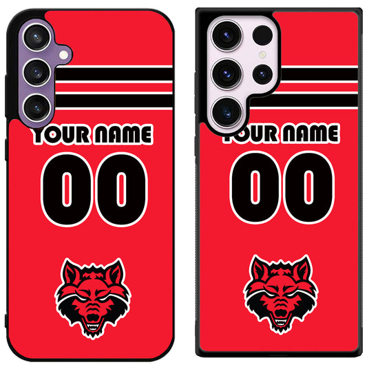 Custom Personalized Arkansas State Red Wolves Samsung Galaxy S24 | S24+ | S24 Ultra Case